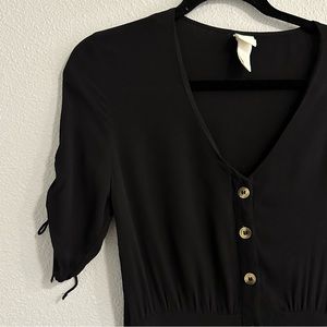 H&M black mini dress